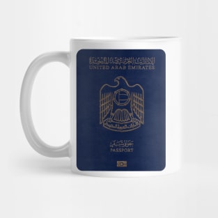 United Arab Emirates Passport Cover Mug